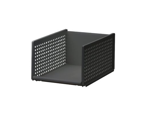 ライクイット(like-it)収納ボックス組み合わせて使えるトレーワイドLグレー日本製MOS-17奥行き約46.5cmクローゼットメタルラック衣類引出し学用品ランドセルワゴンキャスター取り付け可