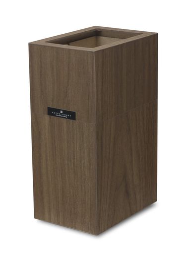 TATSU-CRAFT(タツクラフト)Boskバスクダストボックスカバー付きS1.8LBWブラウンごみ箱分別おしゃれふた..