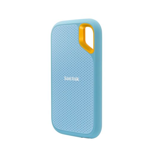 SanDisk (サンディスク) 1TB Extreme (エクストリーム) ポータブルSSD - 最大1050MB/秒 USB-C USB 3.2 Gen 2 IP65の耐水および防塵 アップデートされたファームウェア スカイブルー -