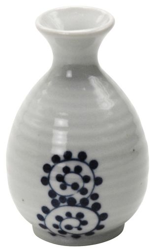 Hogdseirrs林金之助商店美濃焼1号徳利たこ唐草404-59-41E