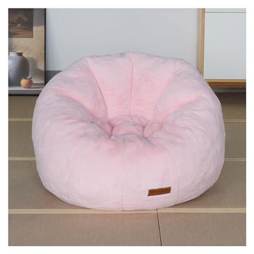 MinComfyWoビーズクッションソファ特大(85x80x62cm)防水カバーソファークッション大きい疲労解消ビーズソファ無味豆袋座布団おしゃれ一人暮らしウレタンソファ一人掛け1人用座椅子チェアピ…