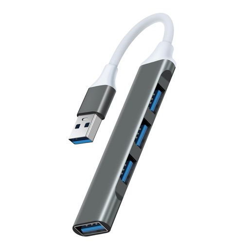【新設計】USBハブ3.0増設4ポートUSB3.0/2.0拡張HUB5Gbps高速転送スリム設計小型軽量コンパクト直差しPCMacBook/Mac/Surface