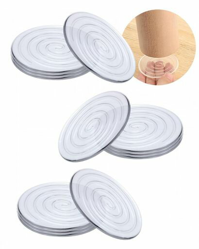 Tibemiソファ滑り止め透明見えない12個ソファーすべり止め強力5cmソファー滑り止め家具すべり止め丸シ..