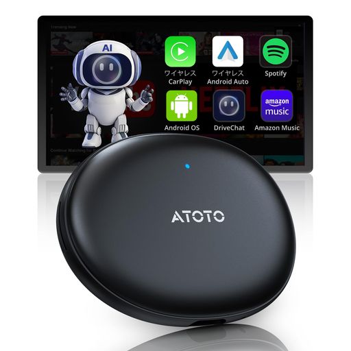 AD5 CarPlay ワイヤレス Ai Box 純正ナビがAndroidタブレットに早変わり YouTube・...