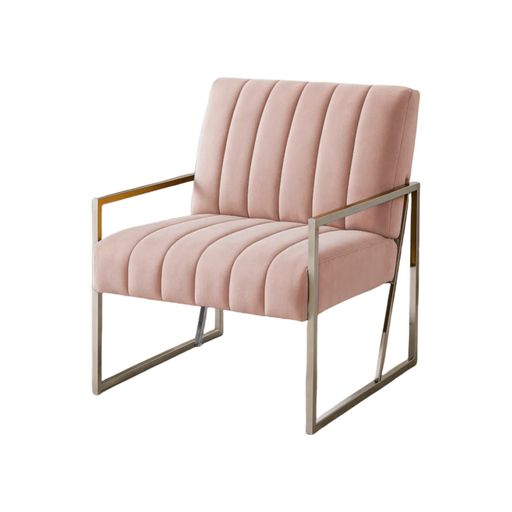 ミッドセンチュリーモダンデコ椅子リラックスチェアベルベット張り背もたれ付き金属製のフレーム1人掛けソファーリビングベッドルームまちあいしつオフィスチェア対応