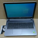 【中古 ノート パソコン】HP 15-AB536TX i7-6500U Windows10 Office2019 8GB 　爆速SSD256GBテンキ－WEBカメラ搭載 NVIDIA GEFORCE 940M