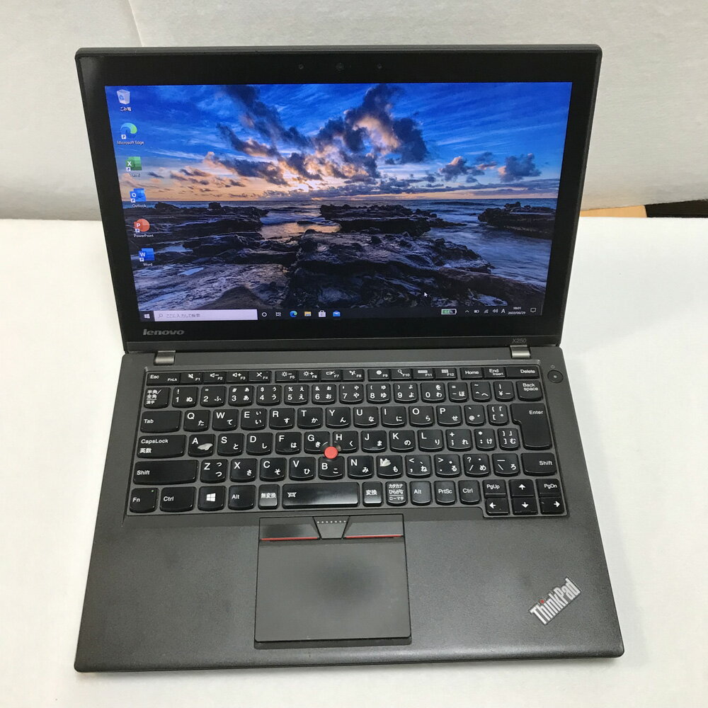 【中古】レノボLenovo ThinkPad X250 第五世代Core-i5 新品 SSD 正規版Office 2019付 無線WIFI USB3.0 中古ノートパソコン Windows10 Pro 64bit 中古パソコン Win10 モバイルパソコン レノボ タッチパネル画面搭載