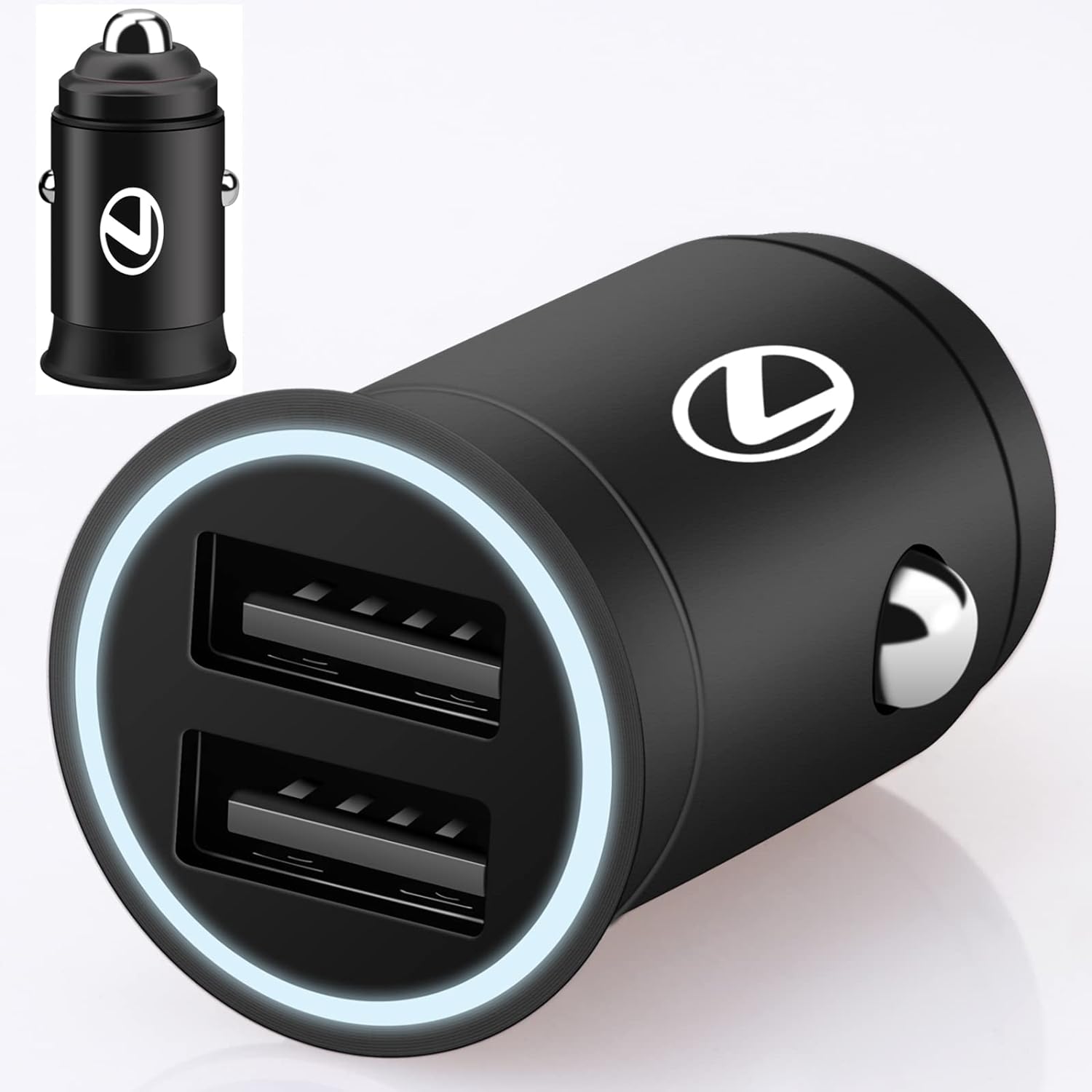 LEXUS（レクサス）レクサスロゴ シガーソケット USB 2ポート 3.1A電流急速充電