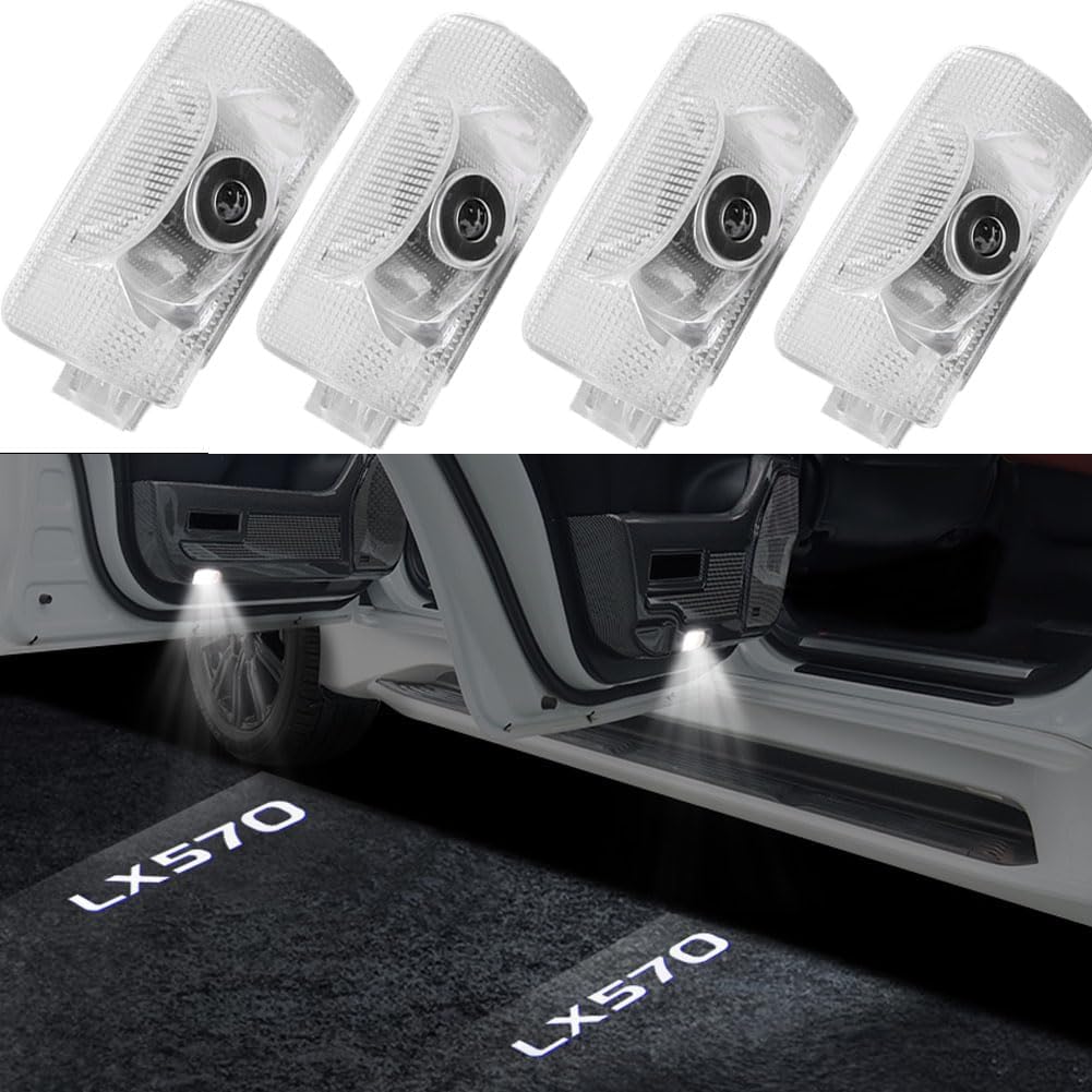 Rakuten - LEXUS(レクサス)レクサス用カーテシランプ ロゴ 2個セット ドア LEDロゴ投影 LX 570 カーテシ 交換タイプパーツ for レクサス C