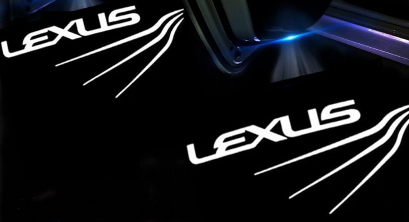 レクサス車用カーテシ LED カーテシランプ ウェルカムライトカーテシライトロゴ投影ゴースト対応 カーテシライト LEDロゴ カーテシランプ 純正交換タイプ 2個／4個セット ホワイト