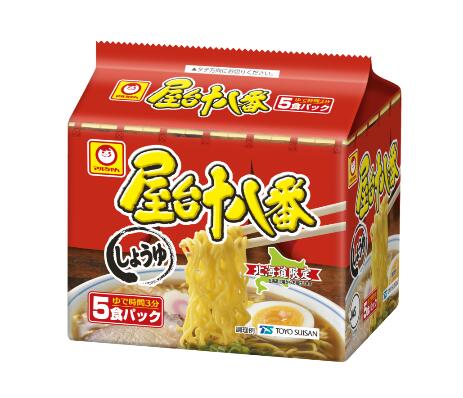 東洋水産 屋台十八番 しょうゆ 5食パック 3個セット 475g(95g(めん80g)×5食)×3 15食