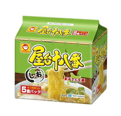North Charms楽天市場店 東洋水産 屋台十八番 しお 5食パック 6個セット 460g(92g(めん80g)×5食)×6 30食