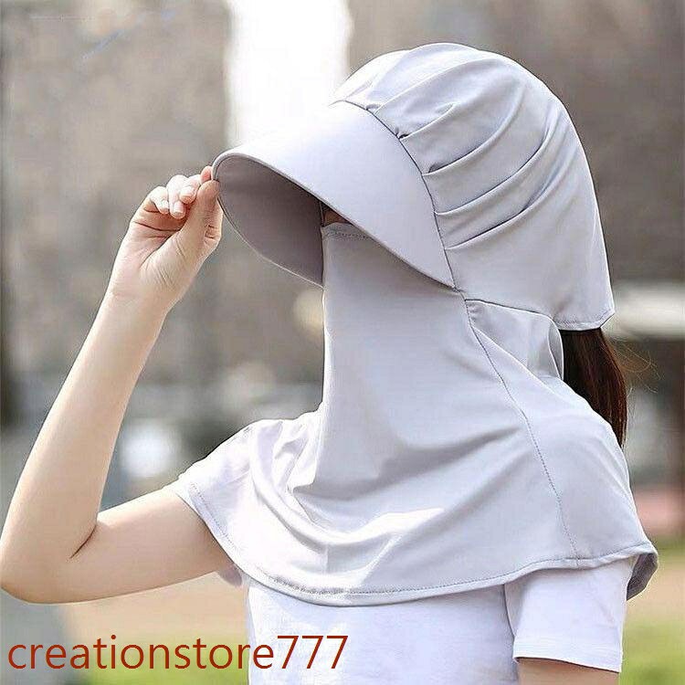 帽子 レディース キッズ サンバイザー フェイスガード UVカット 日よけ帽子 つば広 360度 紫外線対策 農作業 屋外 ガーデニング 釣り メーカー希望小売価格はメーカーサイトに基づいて掲載しています