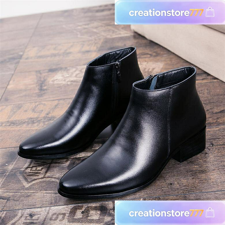 ☆NEW ARRIVAL ・メンズブーツ♪ ◆サイズ 　24/24.5/25/25.5/26/26.5 　ヒール:4cm ◆素材 　合成皮革、ラバー、その他 ※お品物の色合いは撮影環境、PCパソコンの環境により、若干異なる場合がございます。 ※接着剤や素材特有の匂いが残っている場合がございます。
