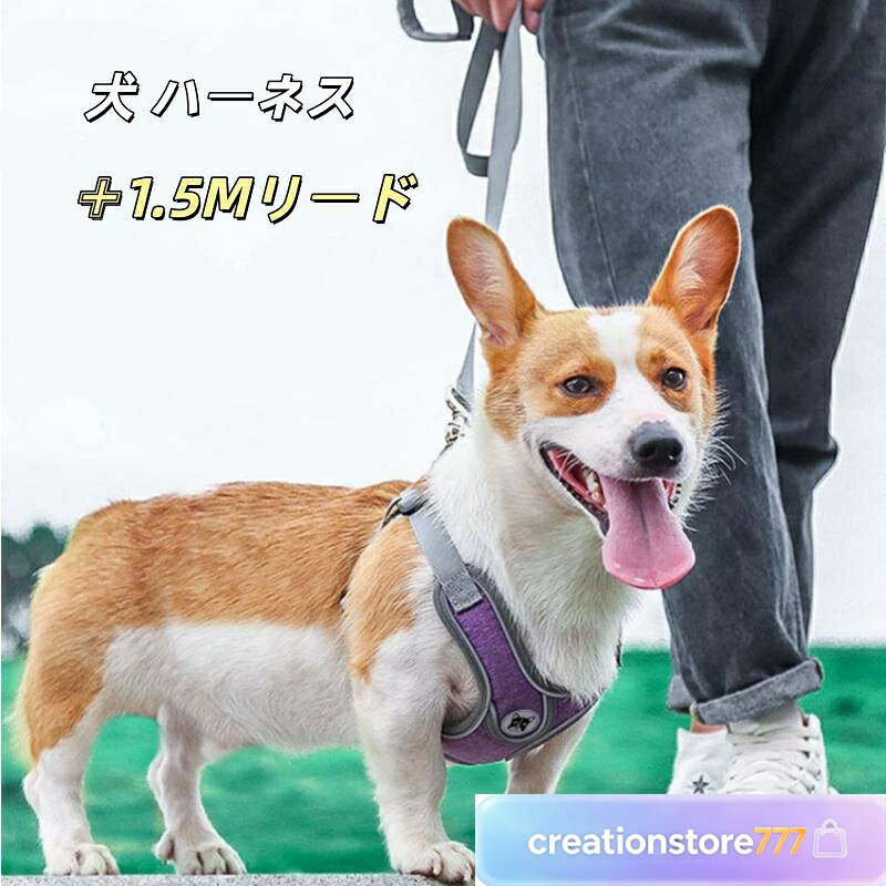 犬 ハーネス 1.5Mリード リフレクター付き ハーネスリード ペットグッズ バックル メッシュ 通気性 ハンドル 持ち手付き シンプル ロゴ おしゃれ お散歩 お出かけ ペット用品 犬用品 犬グッズ ワンちゃん ドッグ 犬用 大型犬 中型犬 小型犬 サイズ調整 反射素材 衝撃緩和 負担軽減 通気性 丈夫 頑丈 かっこいい 「サイズ」 XS バスト(37-44CM) リード(150CM/1.5CM) 体重お勧め2~4kg S バスト(44-52CM) リード(150CM/1.5CM) 体重お勧め4~8kg M バスト(52-62CM) リード(150CM/2.0CM) 体重お勧め8~12kg L バスト(60-74CM) リード(150CM/2.5CM) 体重お勧め12~20kg