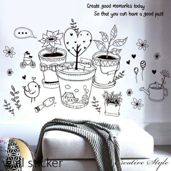 ウォールステッカー potted plant ...の紹介画像2