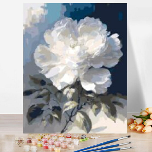 母の日 父の日 油絵 絵画 大人の塗り絵 数字 塗り絵 油絵風 美術品 白い牡丹 インテリア DIY絵 キャンバス 油絵の具 高級 プレゼント 壁デコ 壁装飾 壁掛け 花 塗り絵 セット ひまわり 名画 壁飾り 手作りプレゼント おうち時間 敬老の日 ギフト 誕生日 新築 お祝い