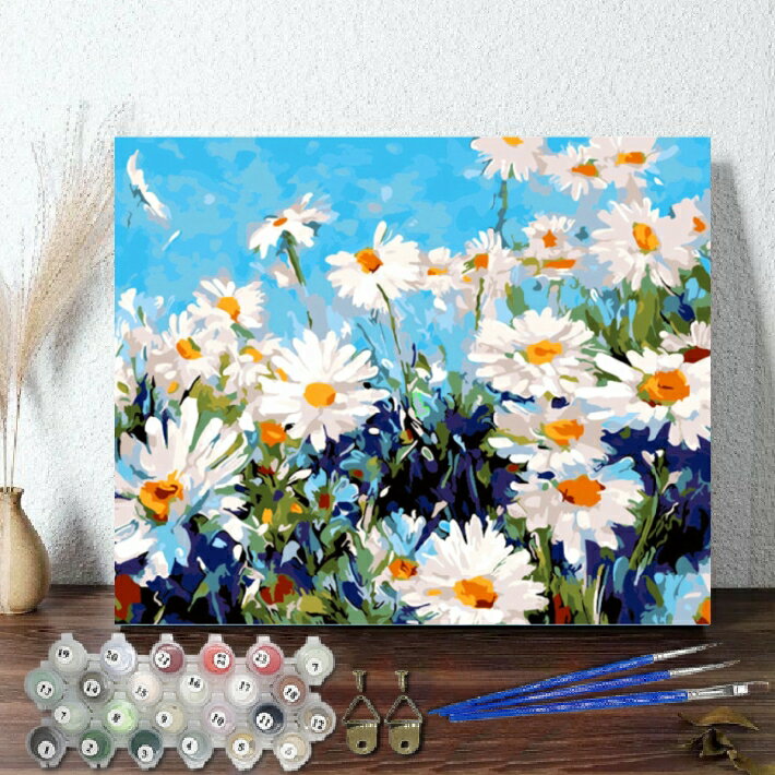 母の日 油絵塗り絵 大人の塗り絵 絵画 数字塗り絵 油絵風 名画 【油絵】 アクリル絵の具 塗り絵 大人 油絵 油絵セット キャンバス 壁デコ 塗り絵セット 壁飾り ギフト 手作り アートパネル 絵 趣味 プレゼント 敬老の日 ギフトのサムネイル