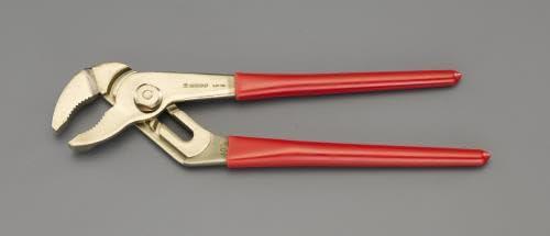 エスコ(Esco) 45mm/250mm ウォーターポンププライヤー(ノンスパーキング) EA643GF-2材質…アルミニウム青銅全長…250mm最大開口…45mm重量…370g防爆・非磁性・耐摩耗性・耐食性に優れています。