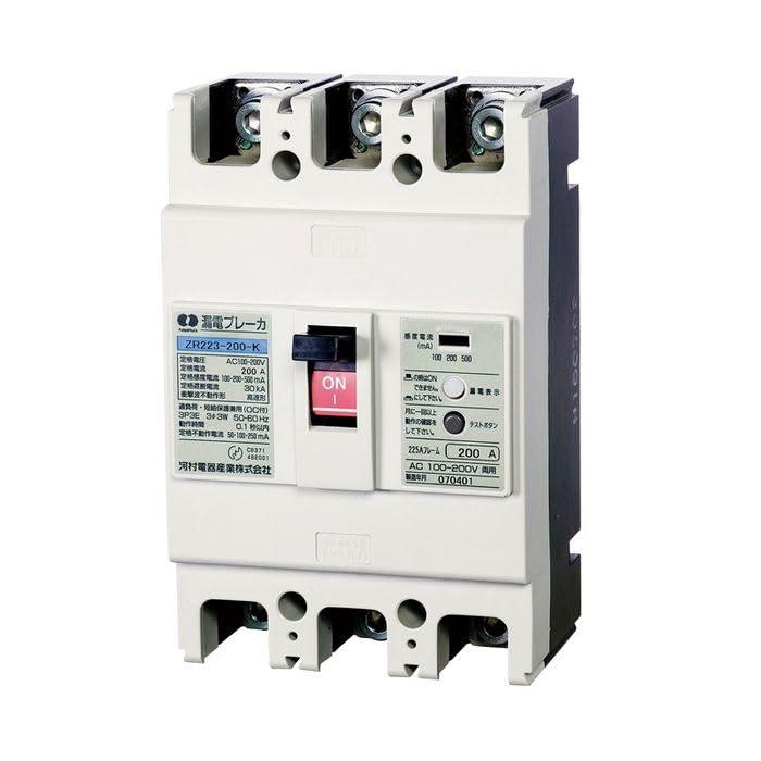 乐天商城 - ‎河村電器産業(kawamura) 漏電ブレーカ ZR ZR 223-175-K