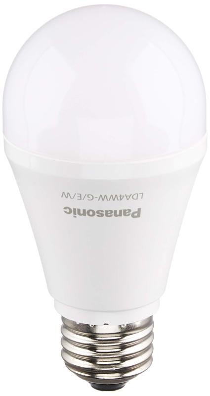 乐天商城 - パナソニック LED電球 口金直径26mm 電球40形相当 温白色相当(4.4W) 一般電球 広配光タイプ 屋外器具対応 密閉器具対応 LDA4WWGEW1