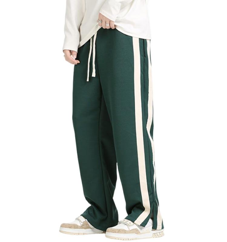 [Kayiyasu] ワイドパンツ メンズ ズボン スラックス スエットパンツ 下 ウエストゴム リラックスパンツ スウェットパンツ ロングパンツ 無地 大きいサイズ 春服 M-3XL