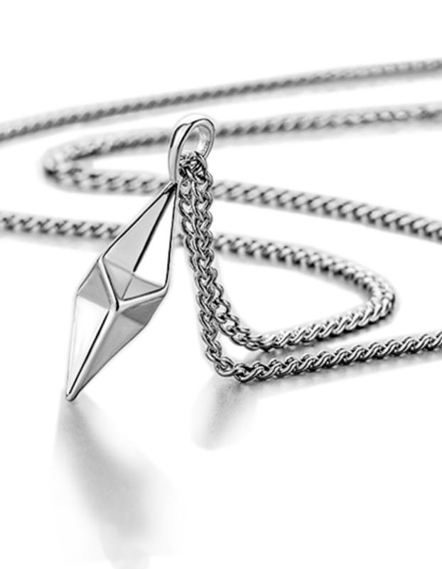 [Amelia Miifa] ネックレス メンズ 人気 メンズネックレス 金属アレルギー対応 シルバー ペンダント アクセサリー リングネックレス ステンレス ジルコニア プレゼント