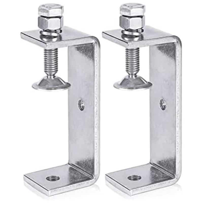 Limnyves 金属クランプ ヘビーデューティクランプ C クランプ 木工クランプ 広い顎開口部 (120MM) 、2個