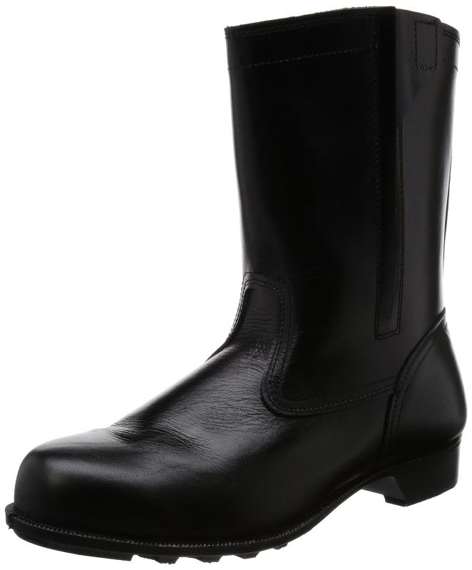 [ドンケル] 安全靴 半長靴 チャック付 JIS T8101革製S種合格(V式) 606T メンズ