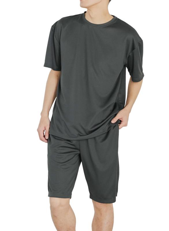 Rakuten - [HAVEON] パジャマ メンズ ルームウェア 上下セット 夏 半袖 ハーフパンツ ドライメッシュ 吸水速乾 接触冷感 部屋着