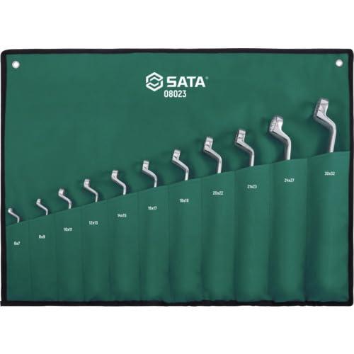 Rakuten - SATA 両口めがねレンチセット（11点）70° 08023