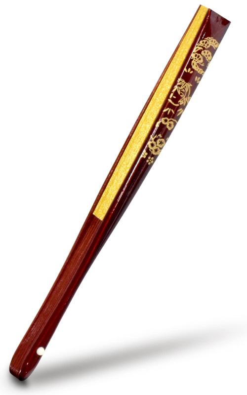 [あい藍] 留袖用 金銀蒔絵末広 箱入り 京扇子 日本製