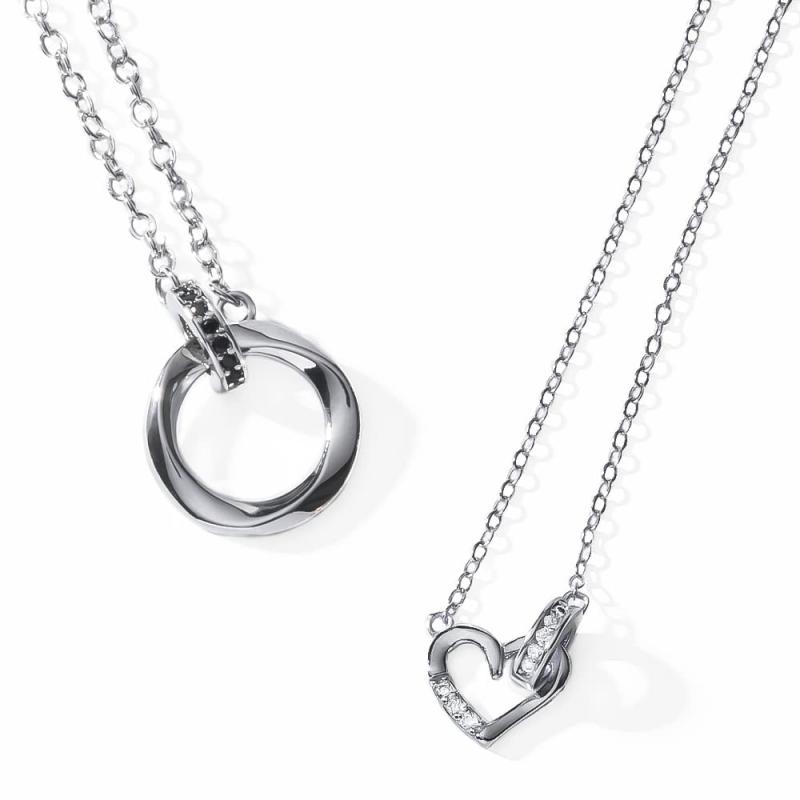 Rakuten - [felicitations] ペアネックレス カップル プレゼント ステンレス ジュエリー ネックレス メンズ レディース BR-J069 MSB_LPW