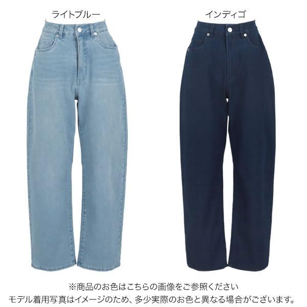 [神戸レタス] お腹ポッコリ解消 カーブ デニムパンツ カーブパンツ 体型カバー ジ...
