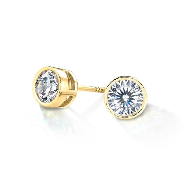 Gift from New York ピアス レディース ダイヤモンド cz 一粒 プラチナ ゴールド ブランド 金属アレルギー対応 プレゼント 女性