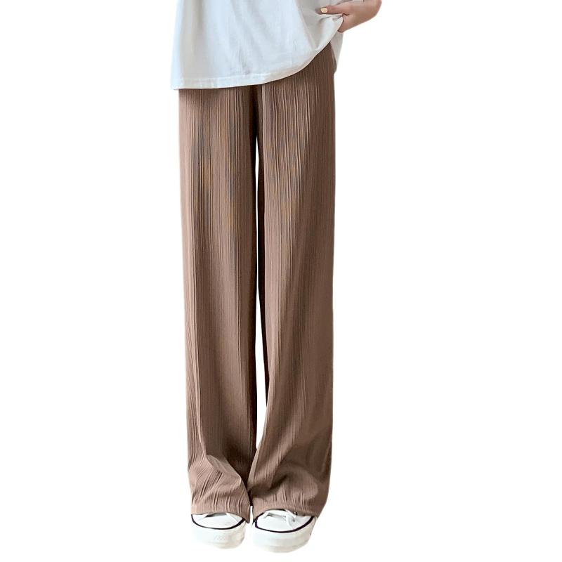 樂天商城 - [Tuten] ワイドパンツ レディース 涼しい ロングパンツ ハイウエスト ストレート パンツ 着痩せ 着回し力 爽やか 接触冷感 オフィス 通勤 春 夏 秋