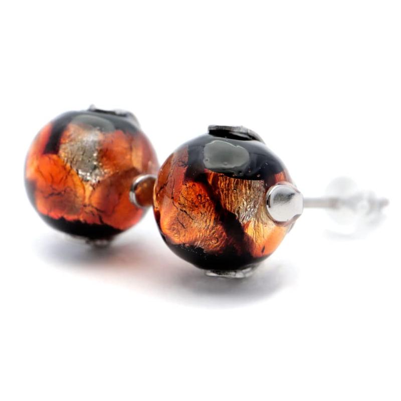 ホタルガラス ピアス レディース スタッドピアス 沖縄 おしゃれ かわいい 金属アレルギー 両耳用