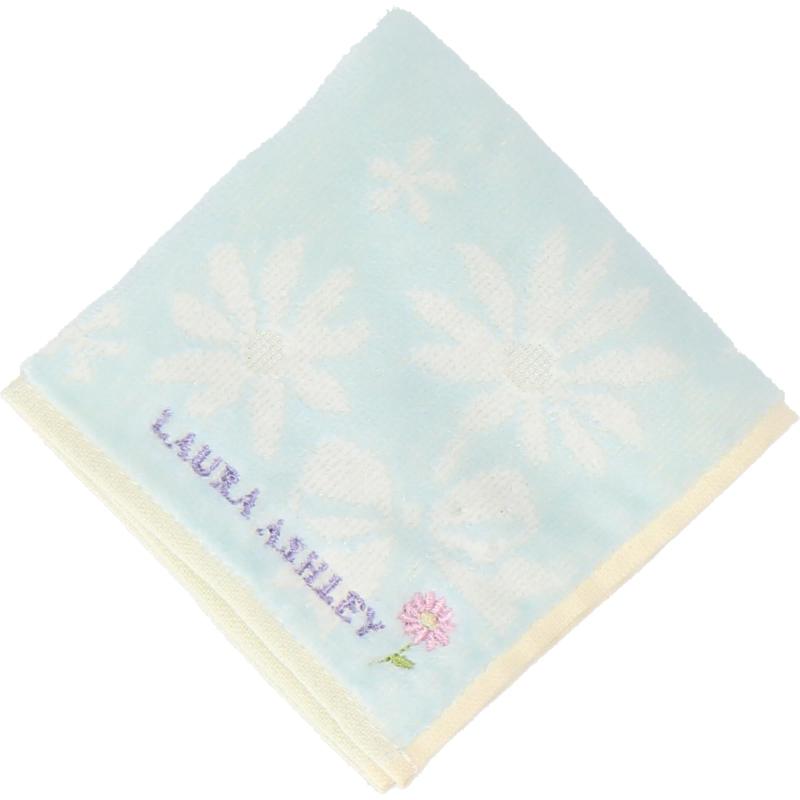 Laura Ashley ハンカチレディース タオルハンカチ 05705211 ハンカチ 女性 花柄 マーガレット リボン ミニサイズレディース