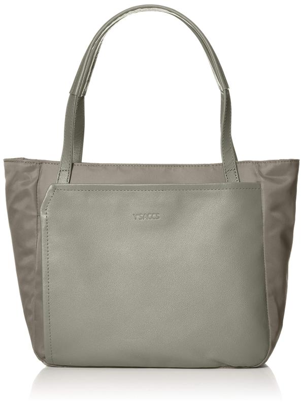 [イザック] ナイロン×レザー スクエアトートバッグ Sサイズ Y91-05-01