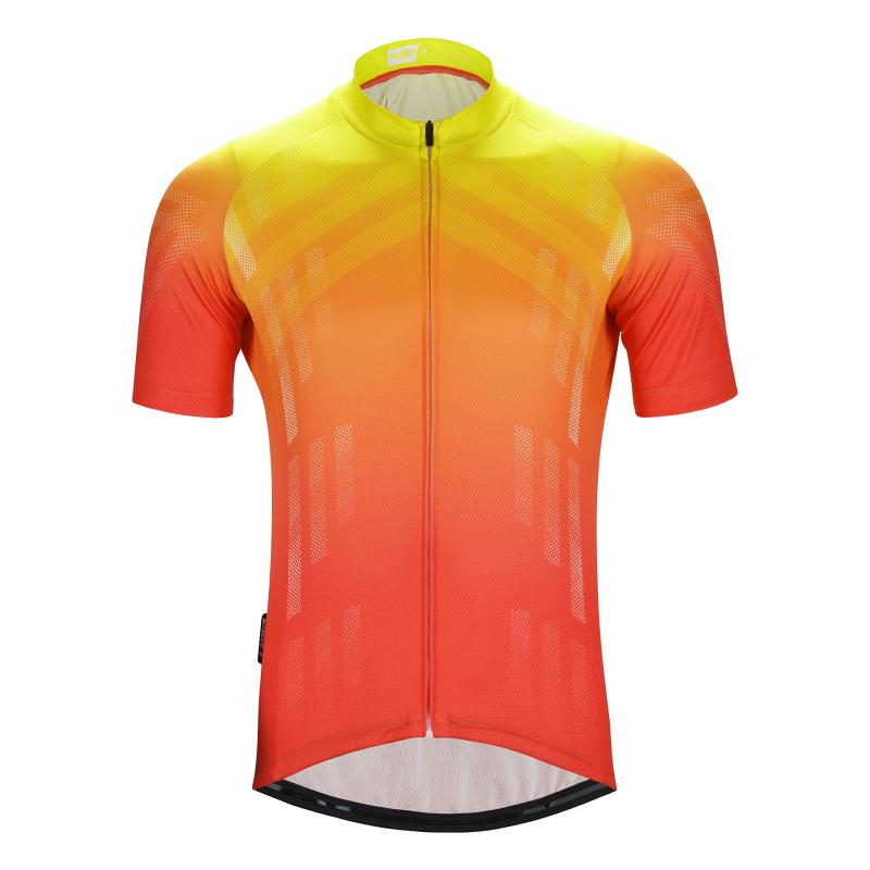 [Darevie] サイクルジャージ 半袖 夏 春 男女兼用 サイクルウエア UVカット 吸汗速乾 通気 薄手 ロードバイク ランニング ウェア DVJ142