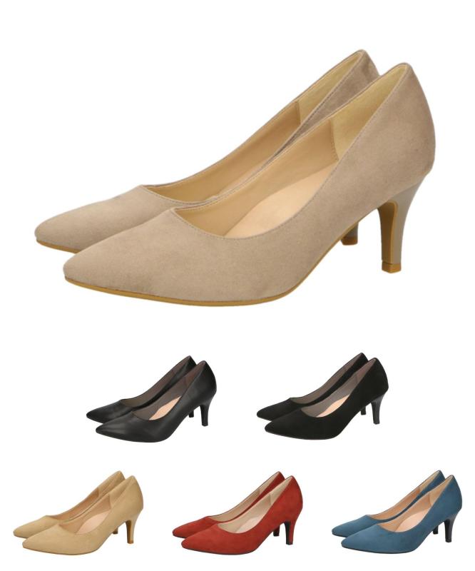 オリエンタルトラフィック ハイヒール [オリエンタルトラフィック] パンプス 跳べる ポインテッドトゥ 7cmヒール 大きいサイズ 小さいサイズ 歩きやすい 疲れにくい フィット感 クッション入り ビジネス 機能性 R-3201 レディース