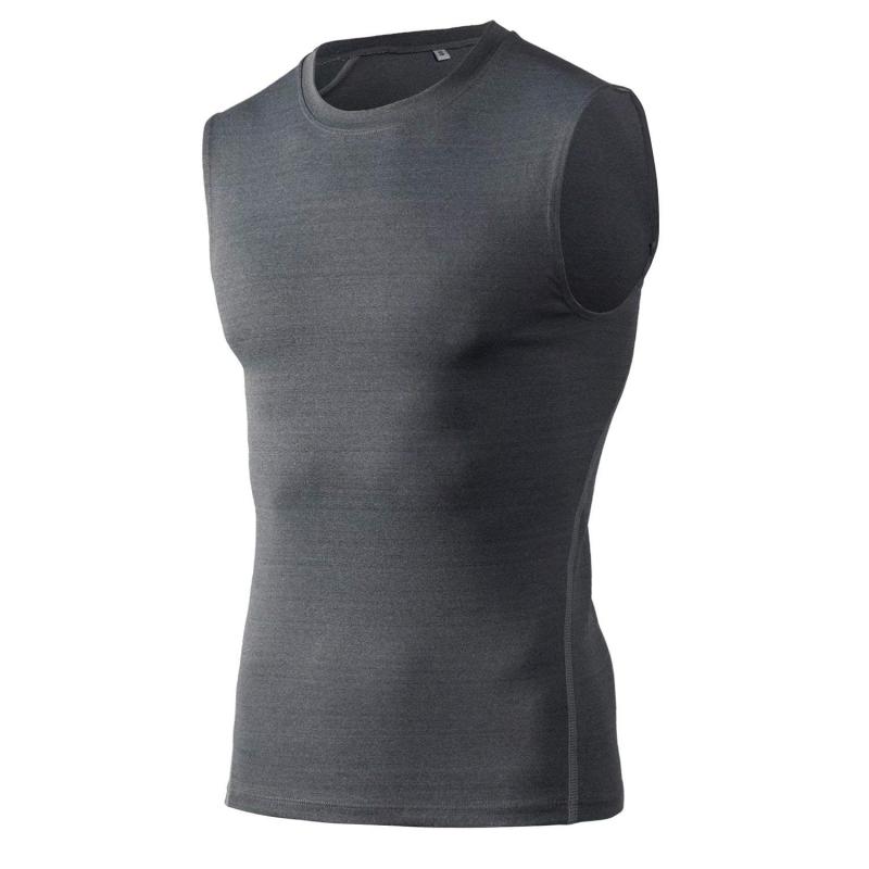 [Nesseo] ノースリーブ スリーブレスシャツ メンズ タンクトップ スポーツインナー コンプレッションウェア トレーニング 加圧シャツ アンダーシャツ