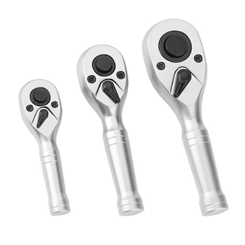 Rakuten - ショートラチェットハンドル ラチェットセット ラチェットレンチセット 小型 差込角 6.4mm(1/4") 9.5mm(3/8") 13mm(1/2") 3 工具セット 自動車整備 自転車修理専用工具