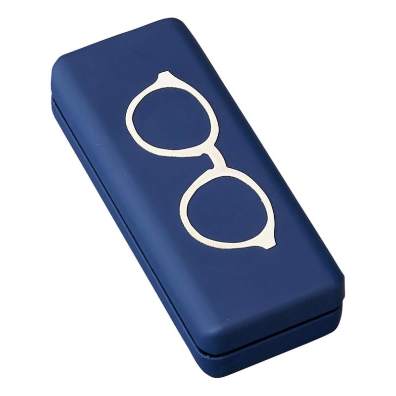 メガネケース メタル ハード コンパクト おしゃれ メガネアイコン が 光る 見つかる 蓄光 バネ式開閉(3.0)