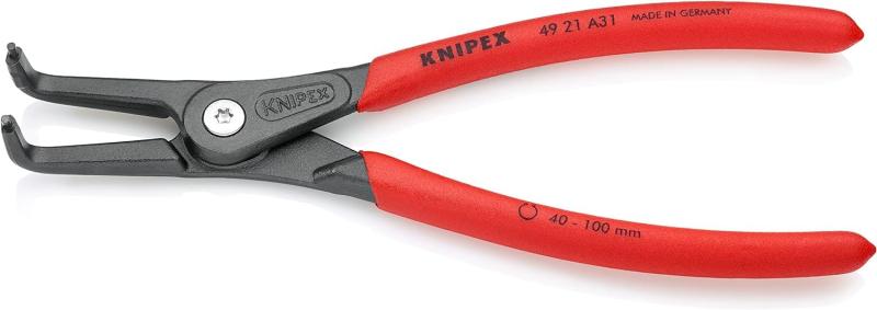 乐天商城 - KNIPEX(クニペックス) 4921-A31-TJ 軸用精密スナップリングプライヤー 曲 4921-A31-TJ