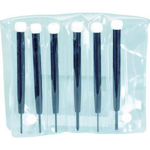 TRUSCO(トラスコ) プラスチック柄精密ドライバーセット 6本組 TSD6SET × 10S 【ケース販売】