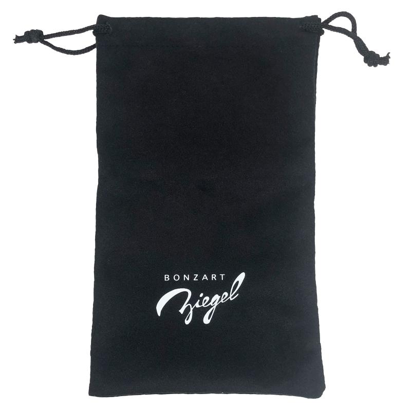 BONZART（ボンザート）ZIEGEL カメラポーチ マイクロファイバー レンズクロス 指紋汚れ防止 ツイーゲル（ブラック）(3.0)