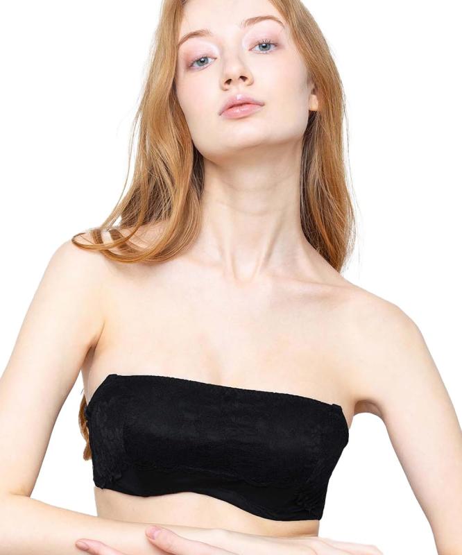 [アンフィ] ブラジャーストラップレス 自然なまるみのあるバストシルエット 背中見せ対応 ブラ BOG505レディース