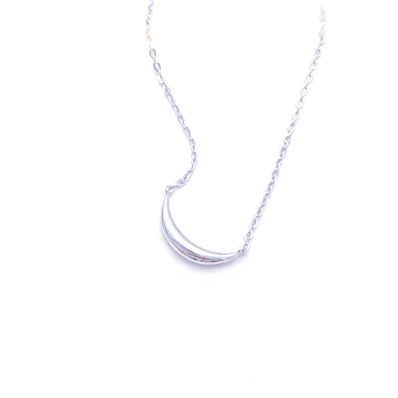 [Naniwaai] ネックレス レディース シルバー 金属アレルギー対応 プラチナメッキ ライン ネックレス ペンダント シンプル 女性 幾何 アクセサリー プレゼント クリスマス 誕生日 母の日 日常用