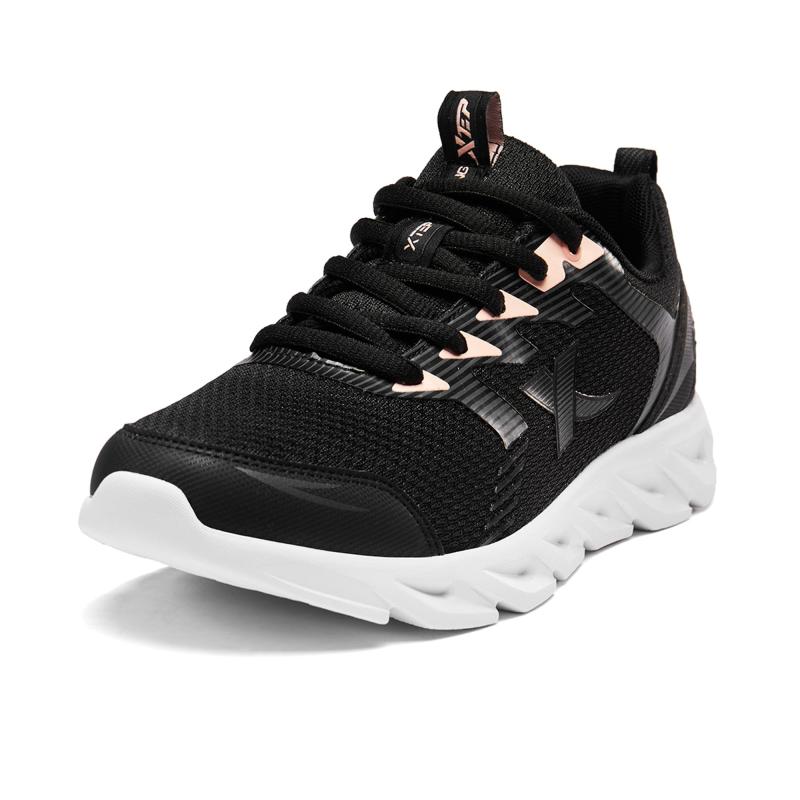 [XTEP] スニーカーレディース超軽量クッションランニングシューズ運動靴白おしゃれ美脚スポーツ通気通勤通学身長アップカジュアル